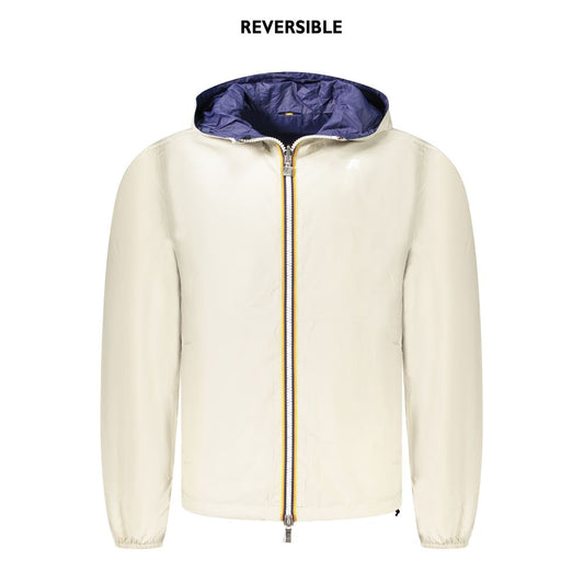 K-WAY Beige Nylon Men's Jacket