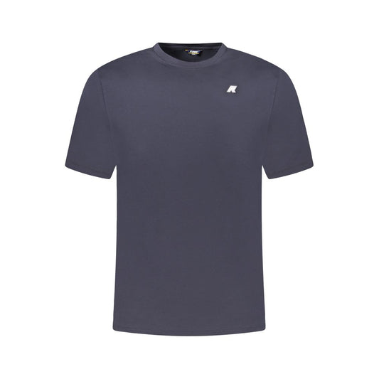 K-WAY Blue Cotton Men T-Shirt KW-38806-S