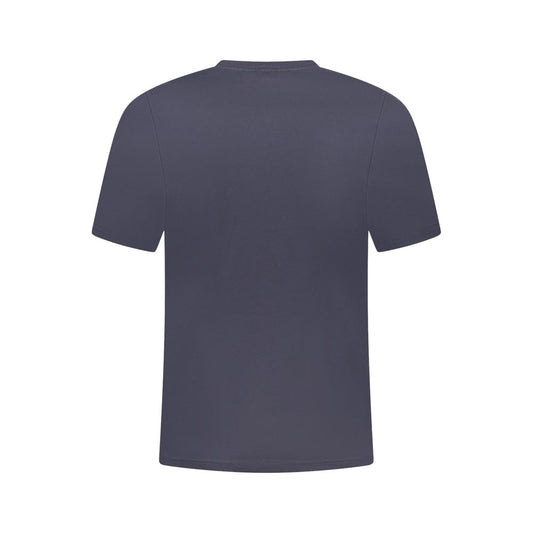 K-WAY Blue Cotton Men T-Shirt KW-38806-S