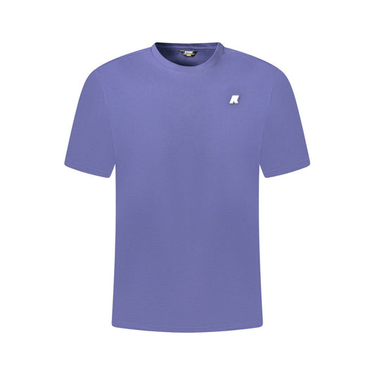 K-WAY Blue Cotton Men T-Shirt KW-38810-S