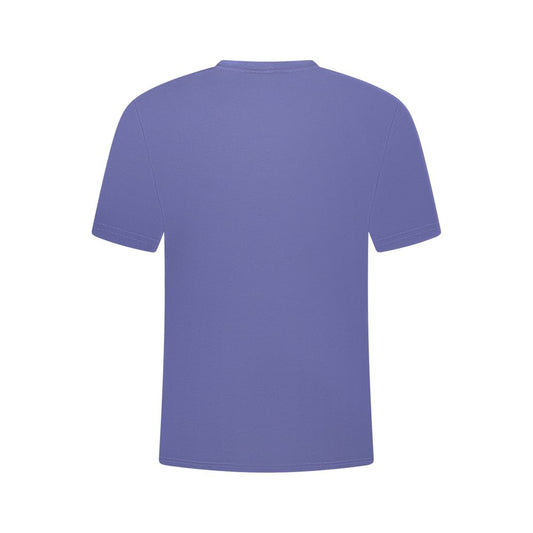 K-WAY Blue Cotton Men T-Shirt KW-38810-S