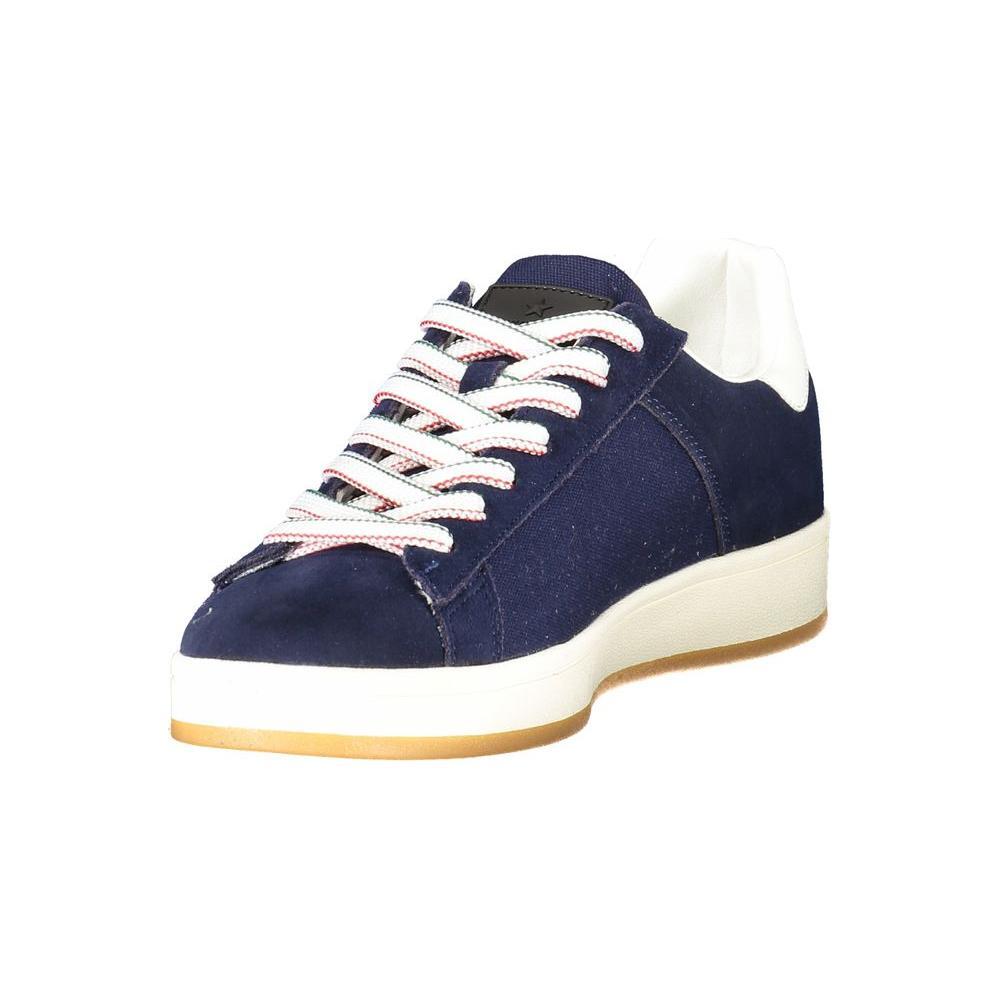 Esercito 1659 Blue Leather Men Sneaker