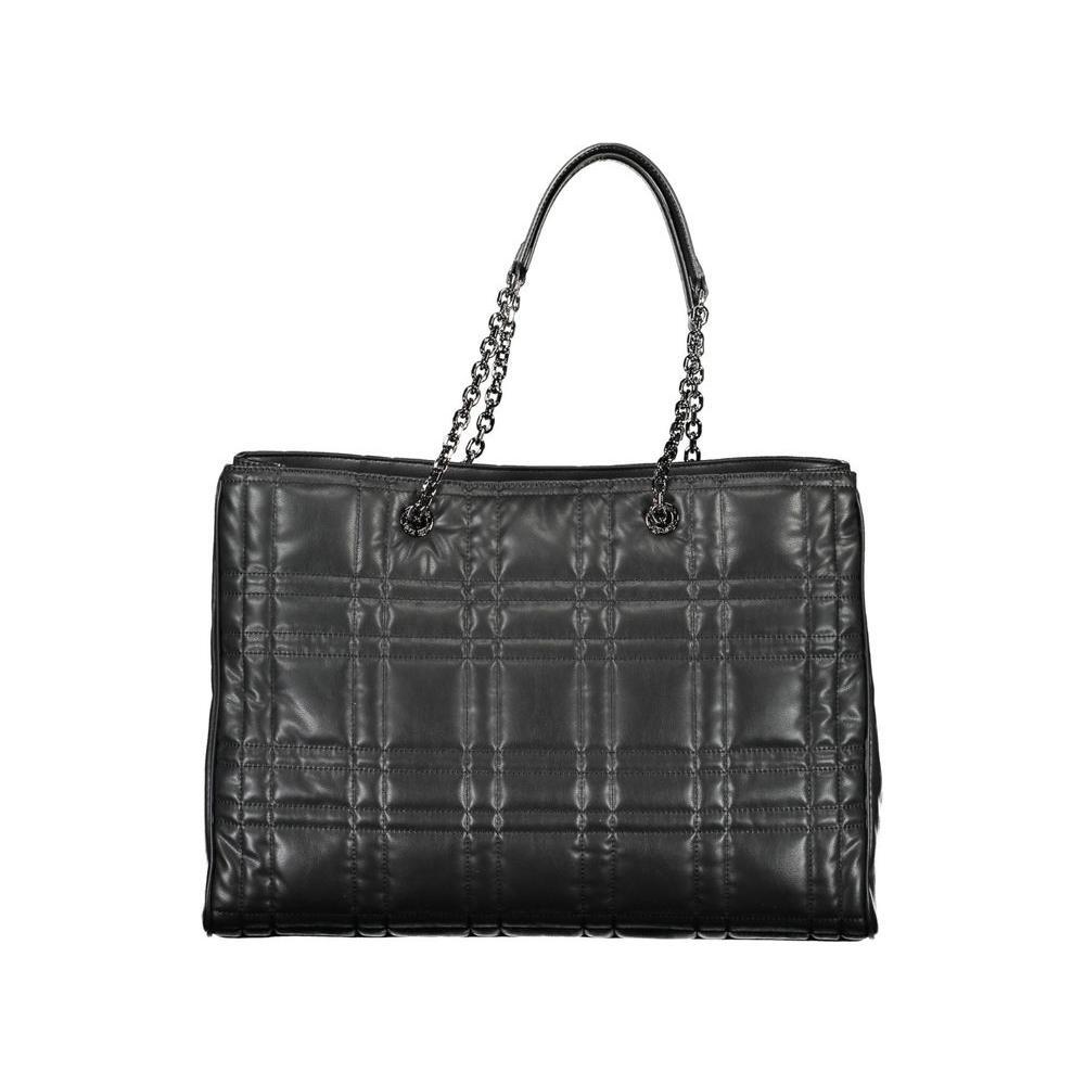 Calvin Klein Black Polyester Handbag CA-16805