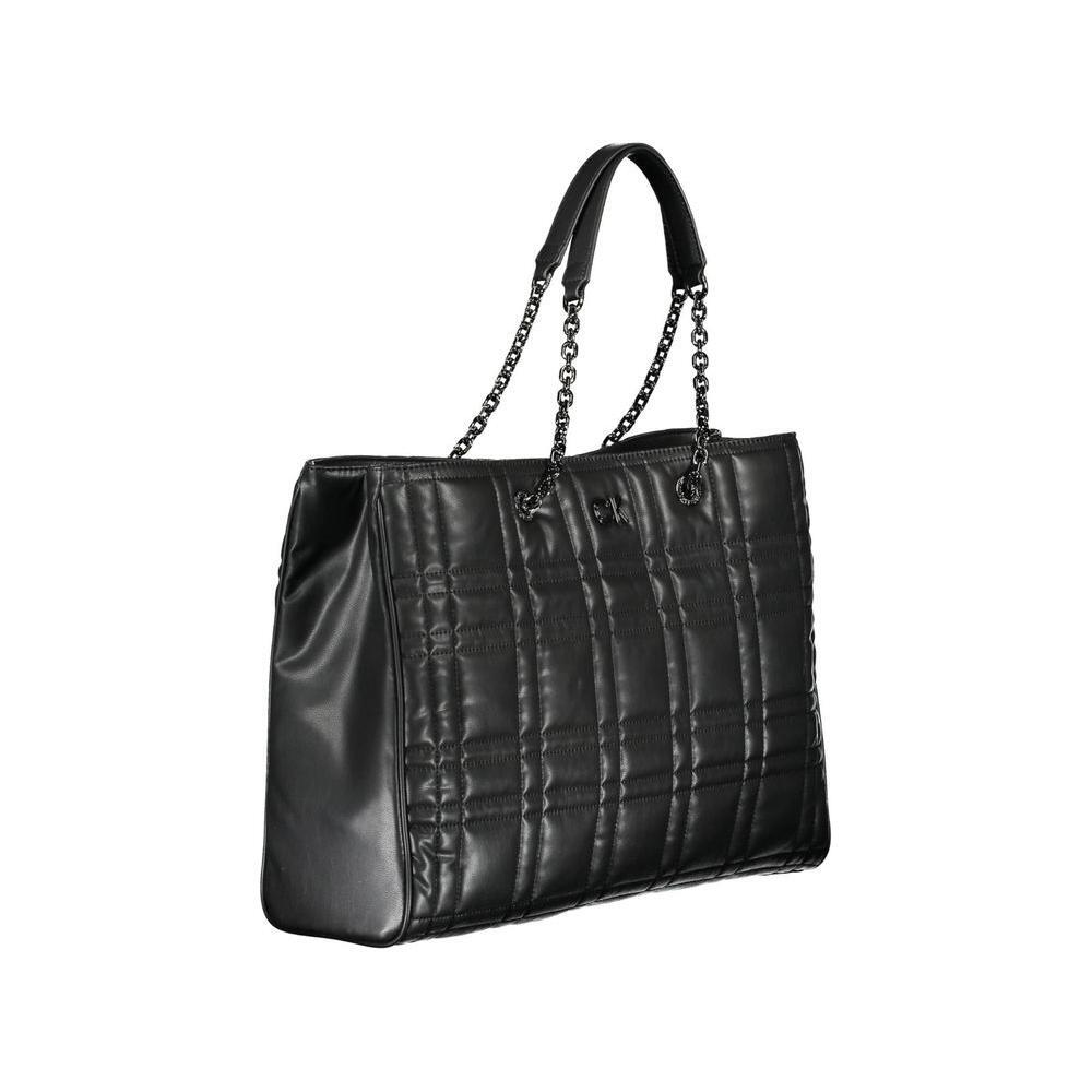 Calvin Klein Black Polyester Handbag CA-16805