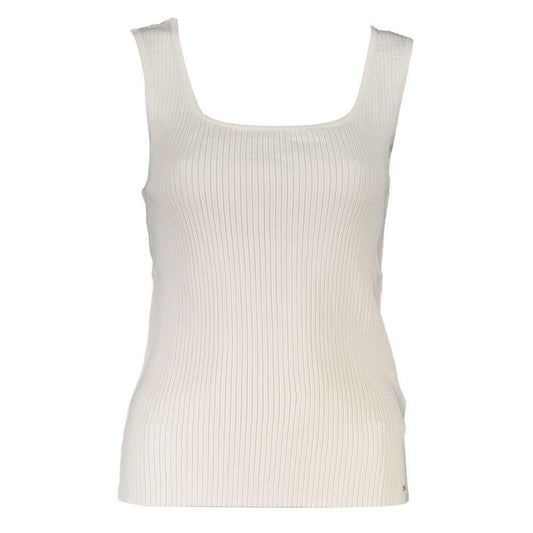 Tommy Hilfiger White Modal Tops & T-Shirt TO-18620-S