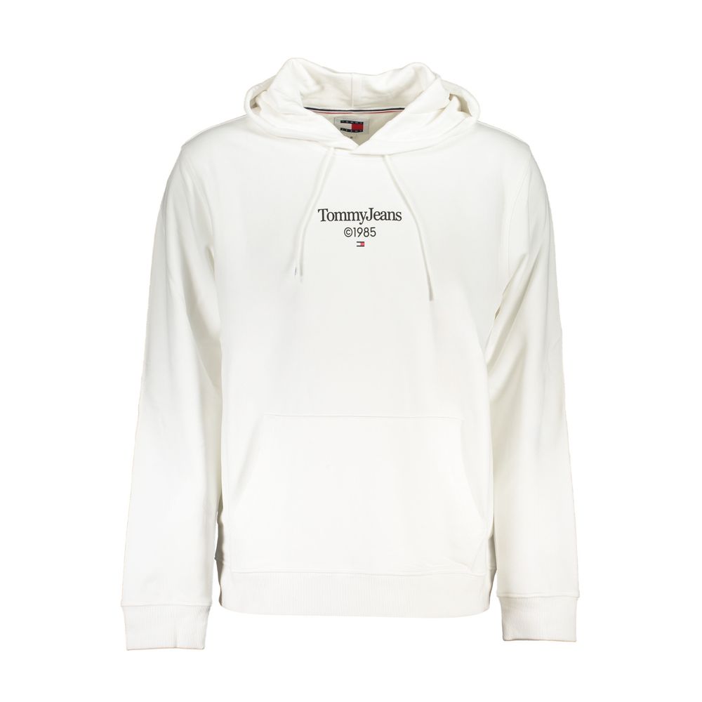 Tommy Hilfiger White Cotton Men Sweater