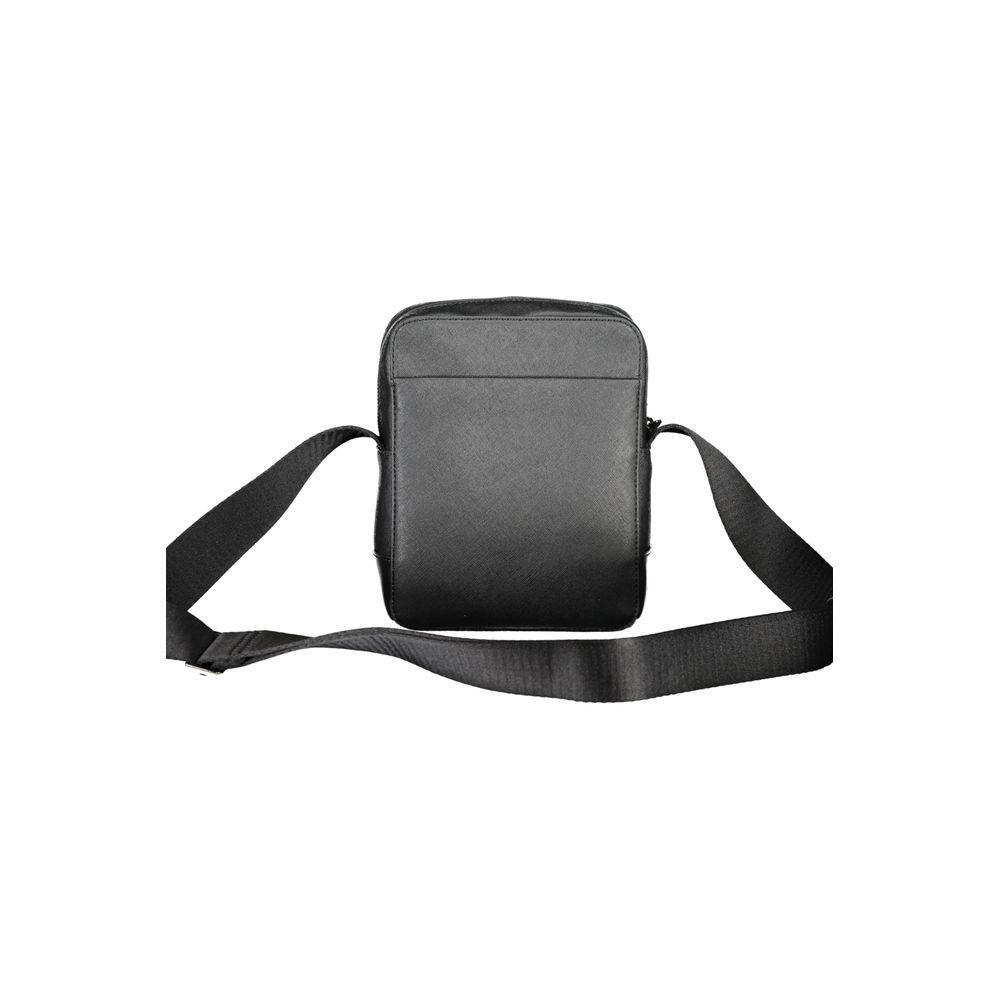 Front view with bag zipped and handles upright.