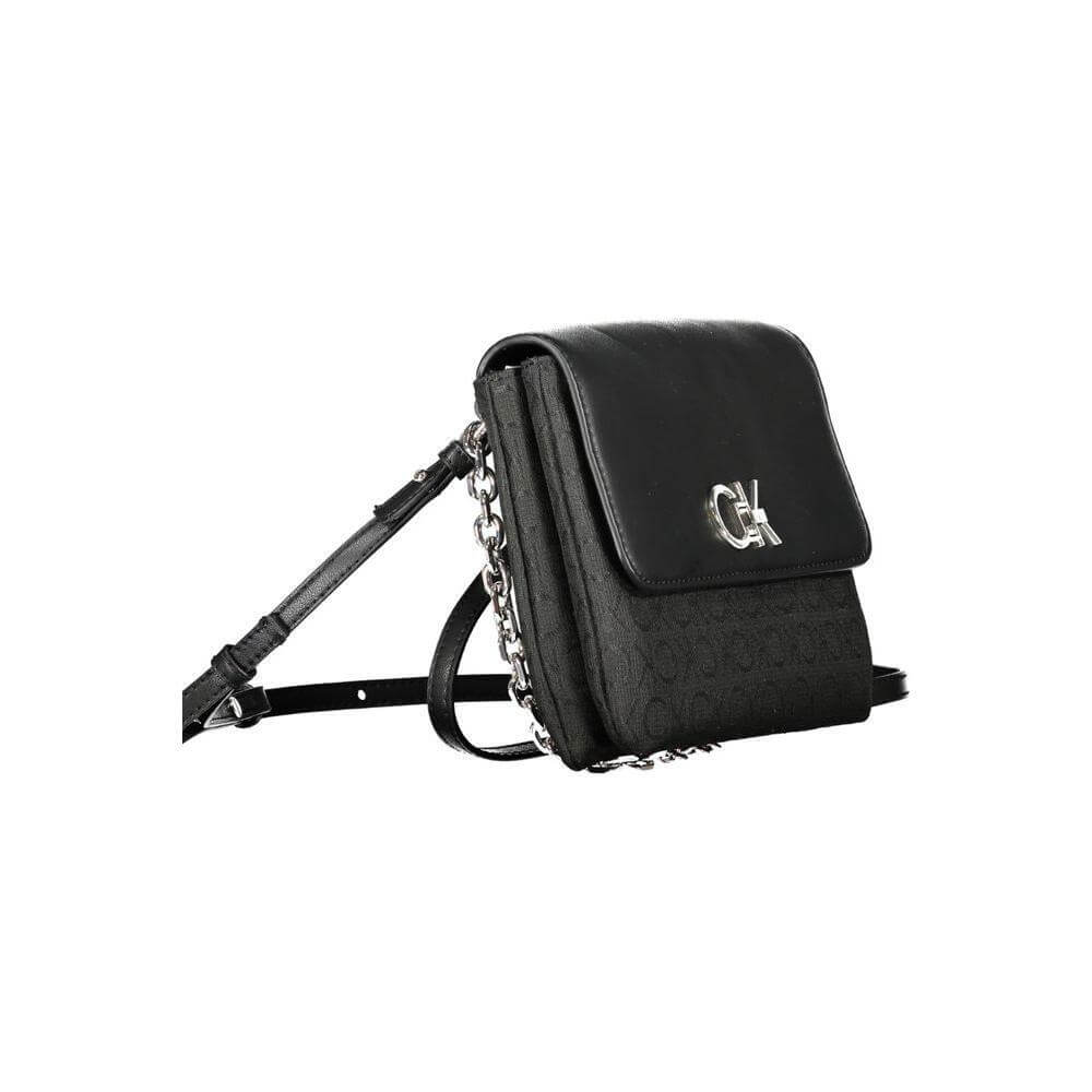 Calvin Klein Black Polyester Handbag CA-30807