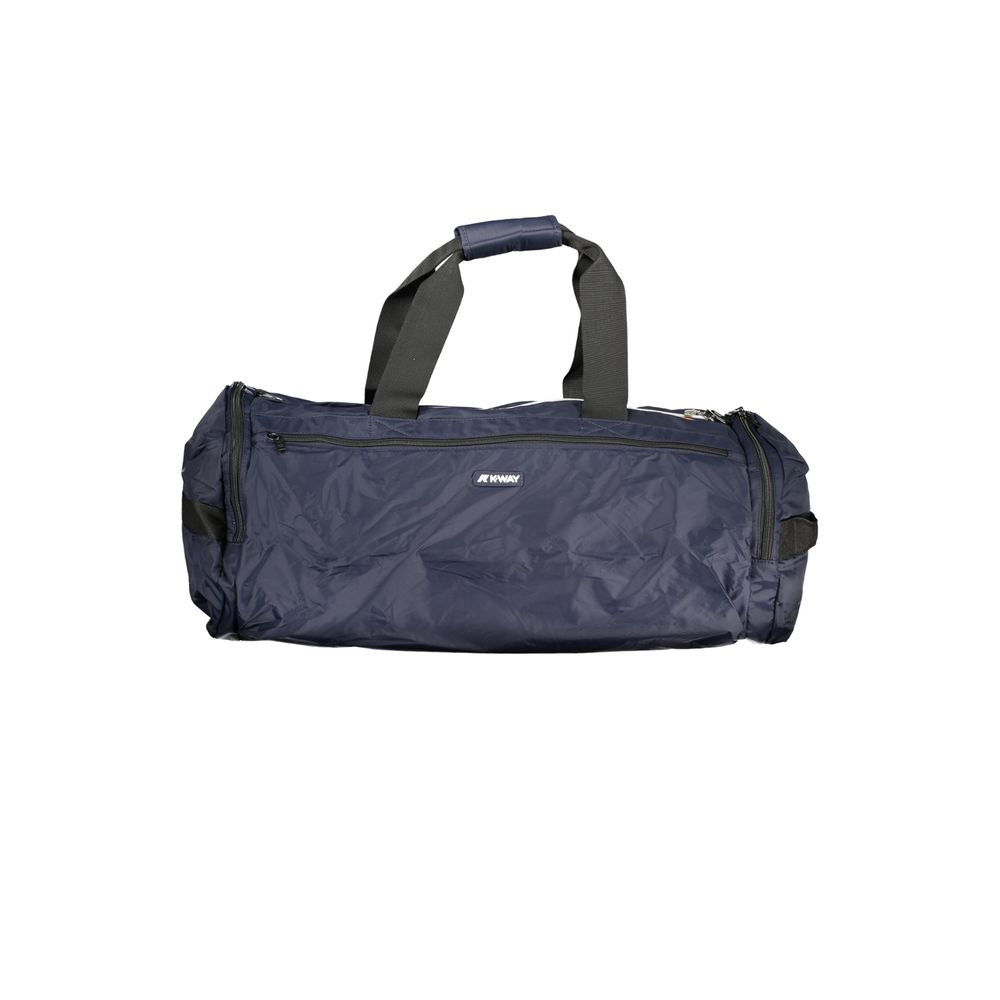 Front view with bag zipped and handles upright.