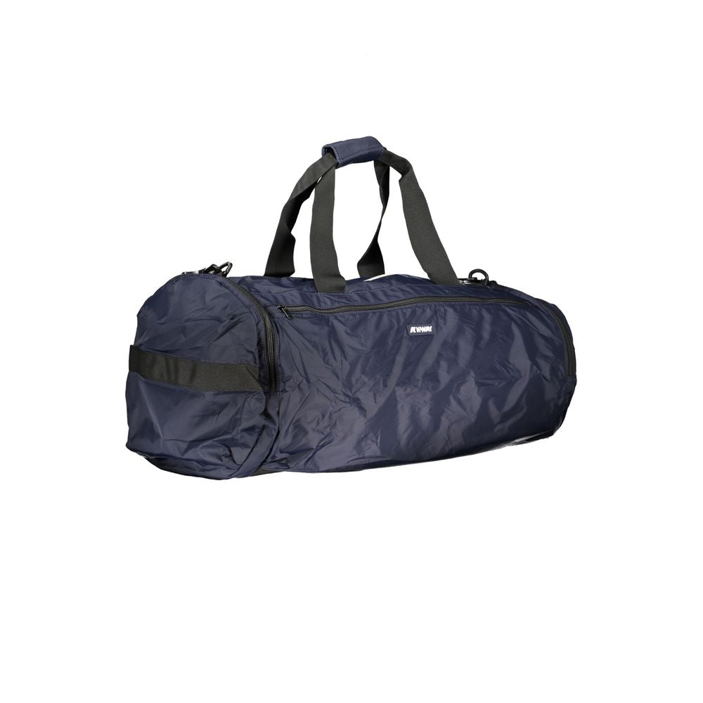 Front view with bag zipped and handles upright.