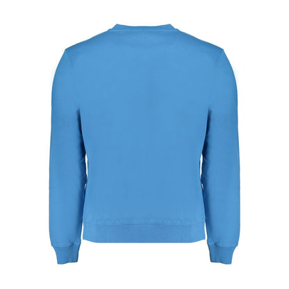 Napapijri Blue Cotton Men Sweater