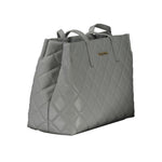 Mario Valentino Gray Polyethylene Handbag VA-32679
