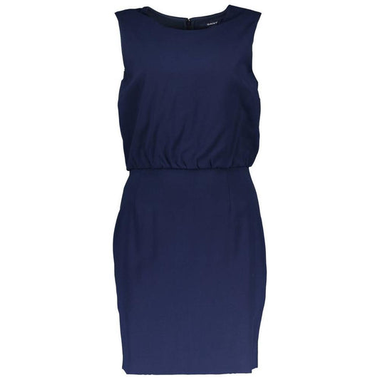 Gant Blue Viscose Dress 1728,44,46,67403481248,Blue,Clothing,Dresses - Women - Clothing,Gant,New with tags,Women,Women - Clothing GA-3813-44