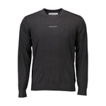 Calvin Klein Black Cotton Sweater CA-8602-XXL