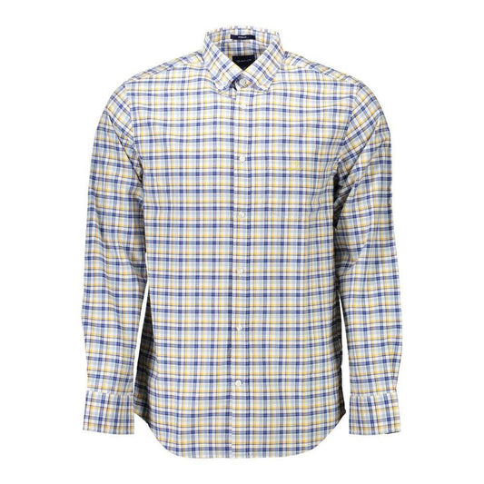 Gant Yellow Cotton Shirt 1728,67403481248,Clothing,Gant,Men,Men - Clothing,New with tags,S,Shirts - Men - Clothing,Yellow GA-8973-S
