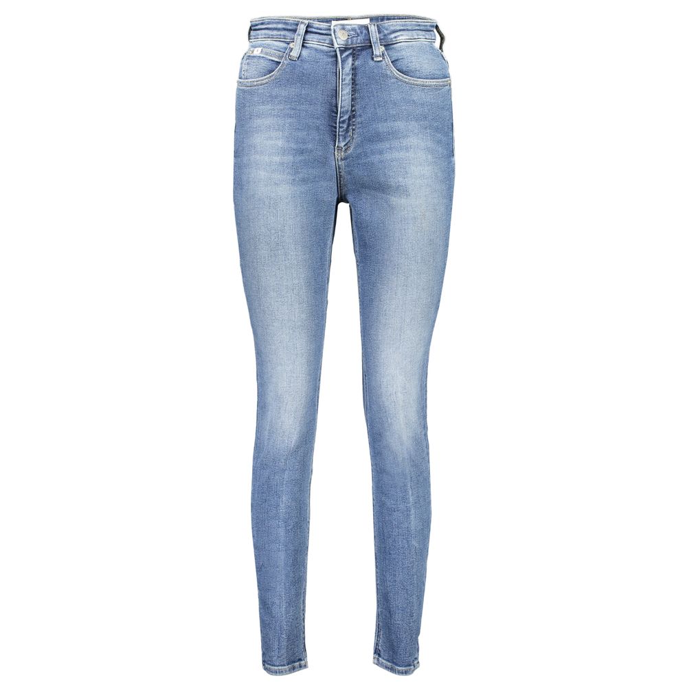 Calvin Klein Blue Cotton Women Jeans