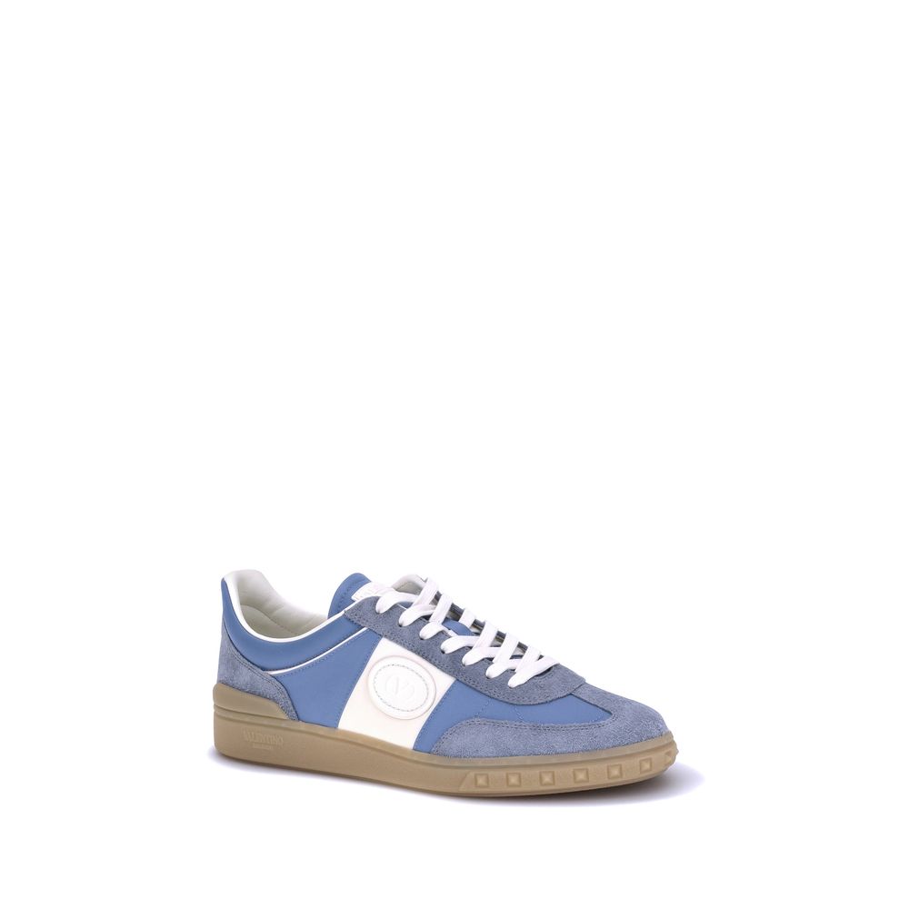 Valentino Garavani Light Blue Rubber Low Top Sneakers