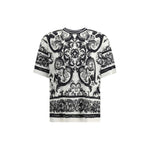 Dolce & Gabbana Maiolica T-Shirt DO-G8PN9TII7HMHX5DQ-IT46 | S