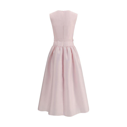 Self-Portrait Taffeta long Dress SE-PF25017MPPINK-10