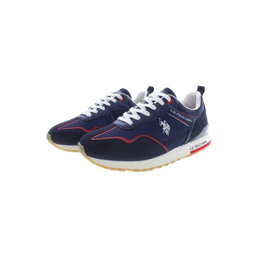 U.S. POLO ASSN. Blue Polyester Sneaker