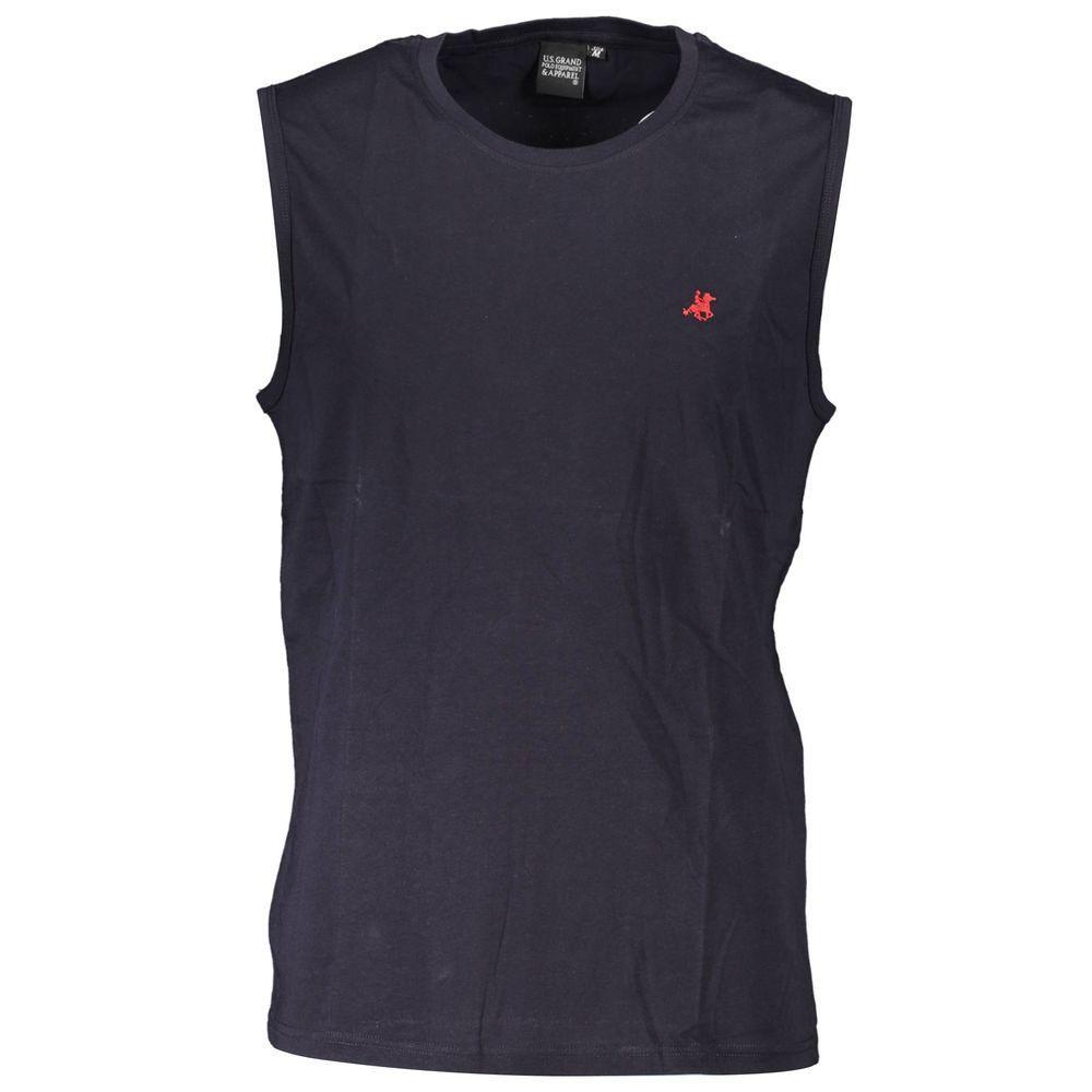 U.S. Grand Polo Blue Cotton T-Shirt US-21182-M