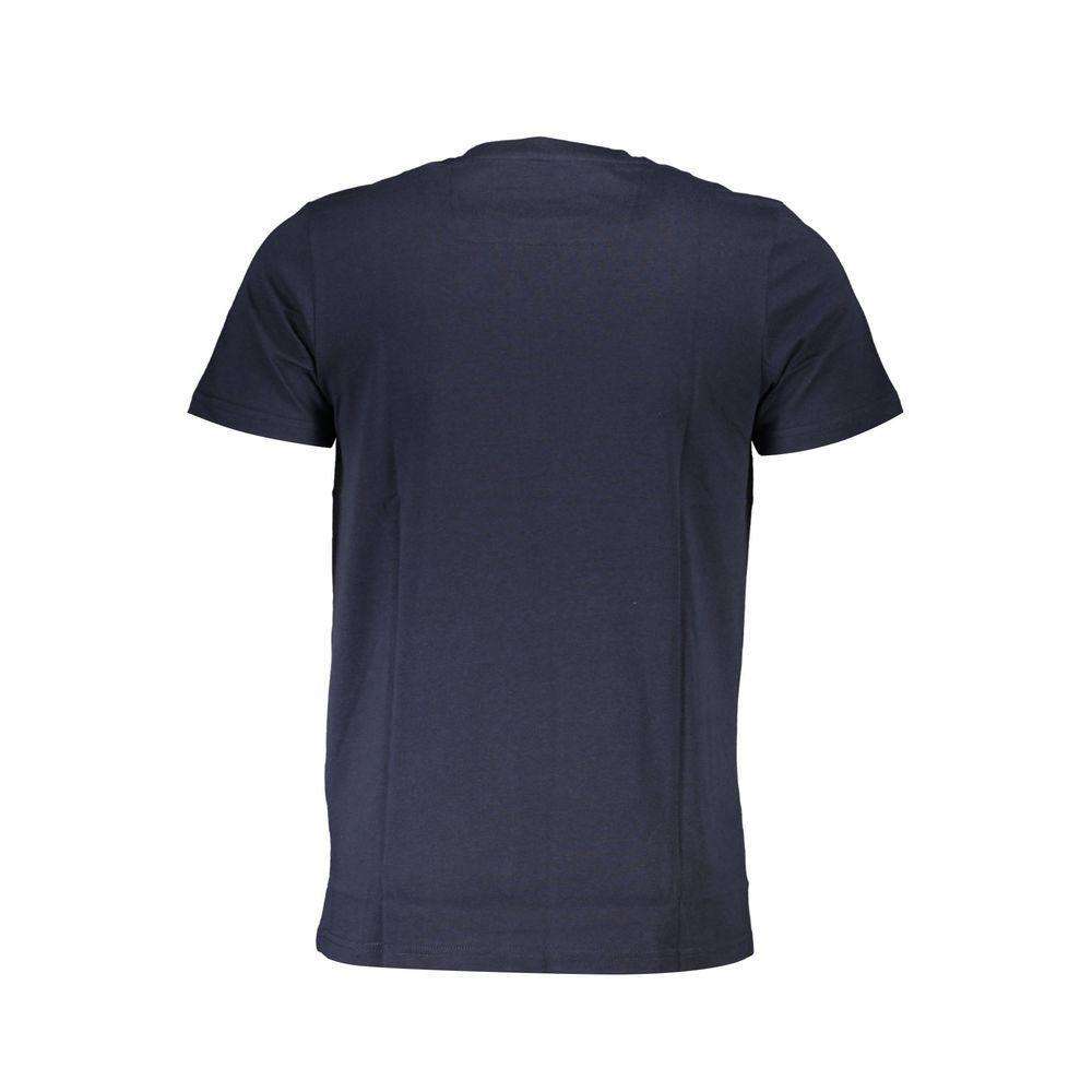 Cavalli Class Blue Cotton T-Shirt CA-22266-M