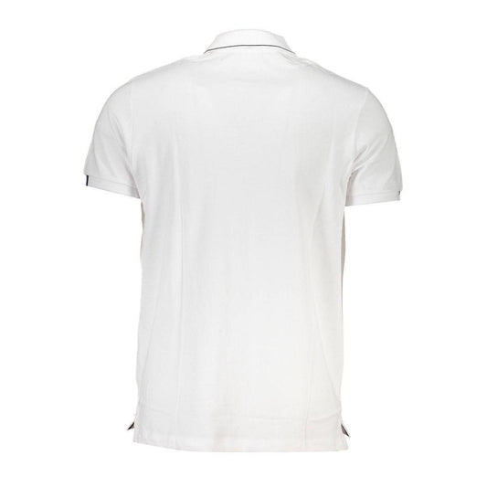 Scuola Nautica White Cotton Polo Shirt SC-22683-XL