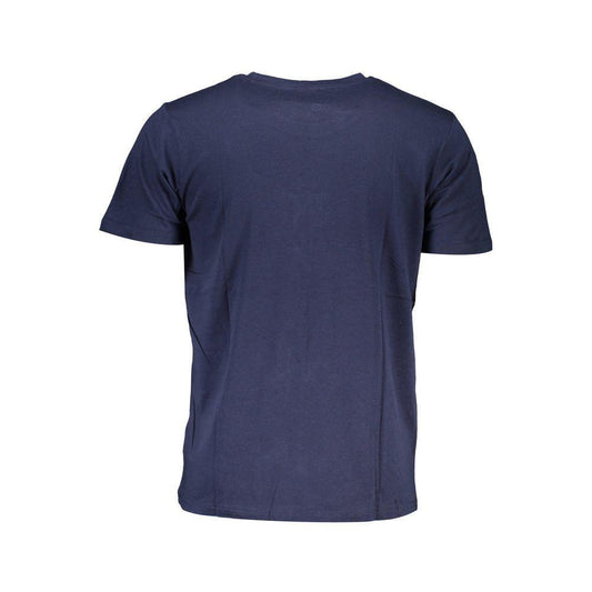 Scuola Nautica Blue Cotton T-Shirt SC-22688-XL