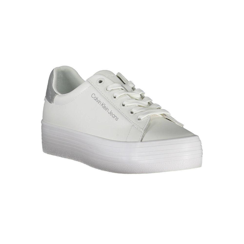 Calvin Klein White Polyester Sneaker CA-22771-EU39/US9
