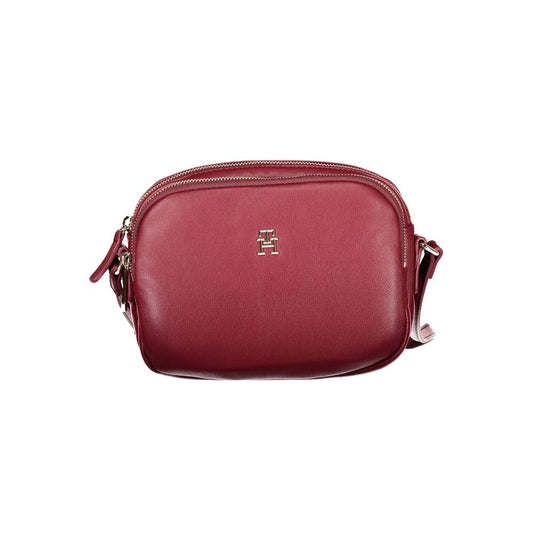 Tommy Hilfiger Red Polyester Handbag