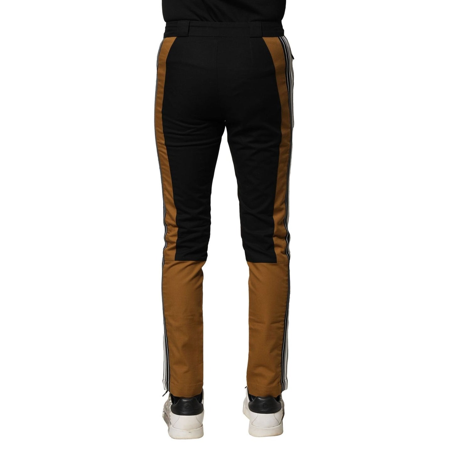 Dolce & Gabbana Multicolor Cotton Slim Fit Men Pants