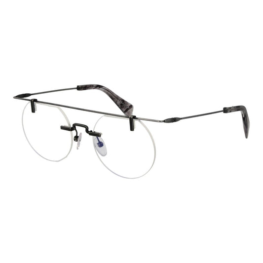 Yohji Yamamoto Gray Metal Glasses (Frames)