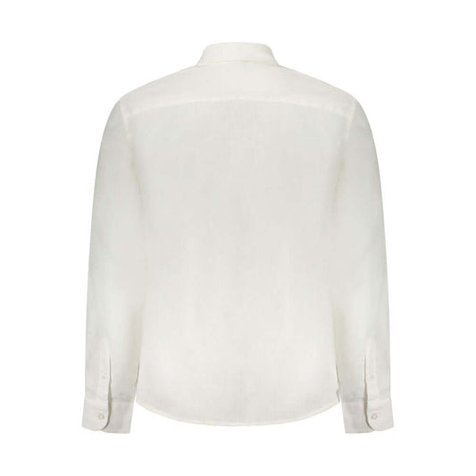 North Sails White Linen Shirt NO-38894-S