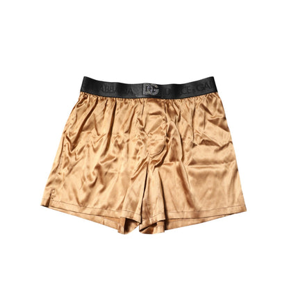 Dolce & Gabbana Beige Men Regular Boxer Eye Mask Set Underwear