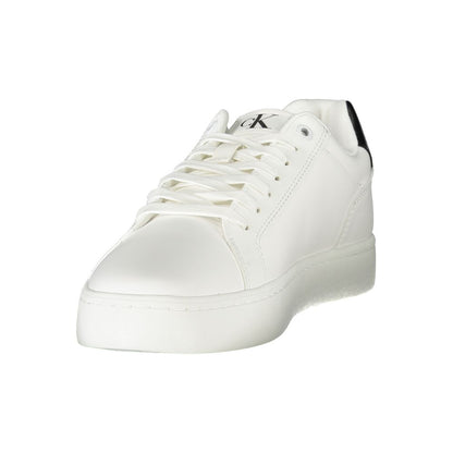Calvin Klein White Polyester Sneaker