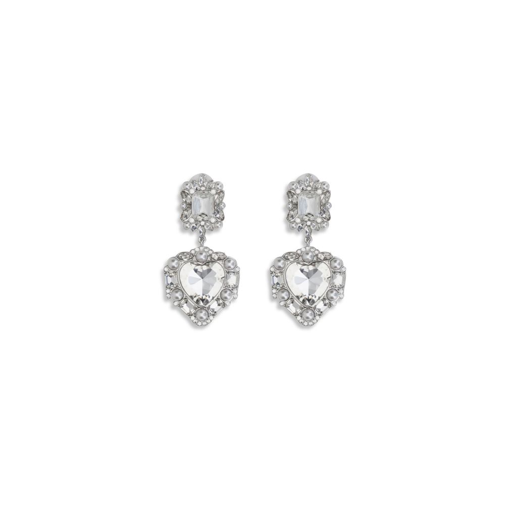 Self-Portrait Silver Metal Earrings