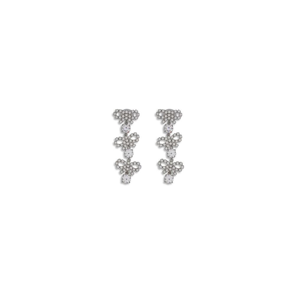 Self-Portrait Silver Metal Earrings