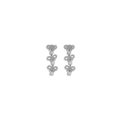 Self-Portrait Silver Metal Earrings