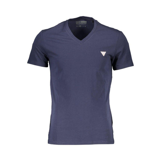 Guess Jeans Blue Cotton T-Shirt GU-4156-XXL