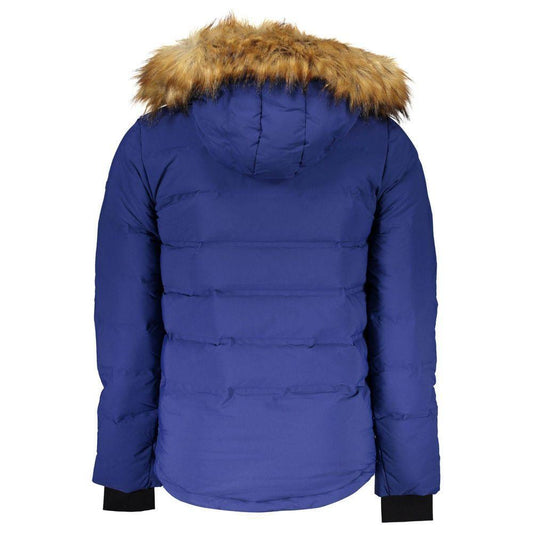 Marciano by Guess Blue Elastane Jacket GU-5587-XXL