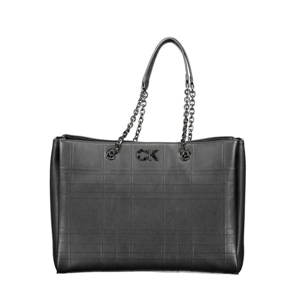Front view with bag zipped and handles upright.