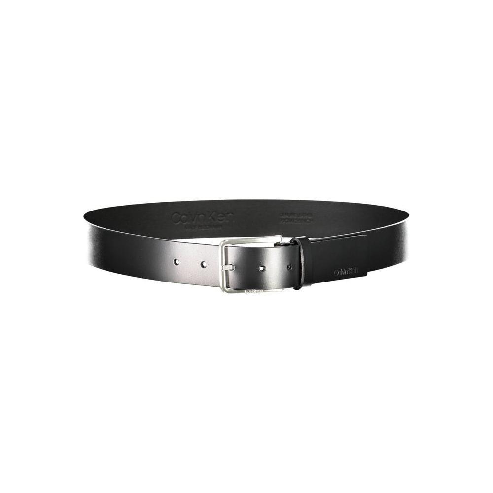 Calvin Klein Black Leather Belt CA-14018-95 CM / 38 INCHES