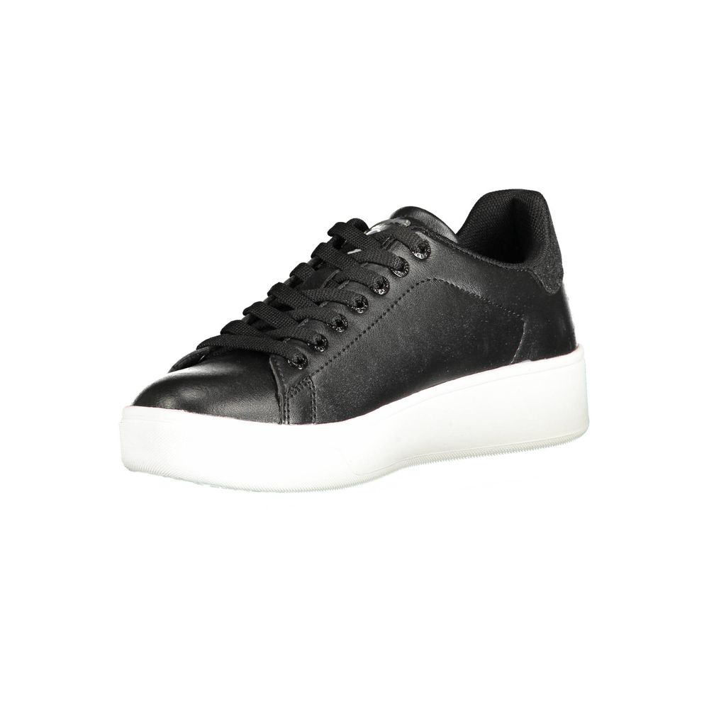 Sergio Tacchini Black Polyester Sneaker