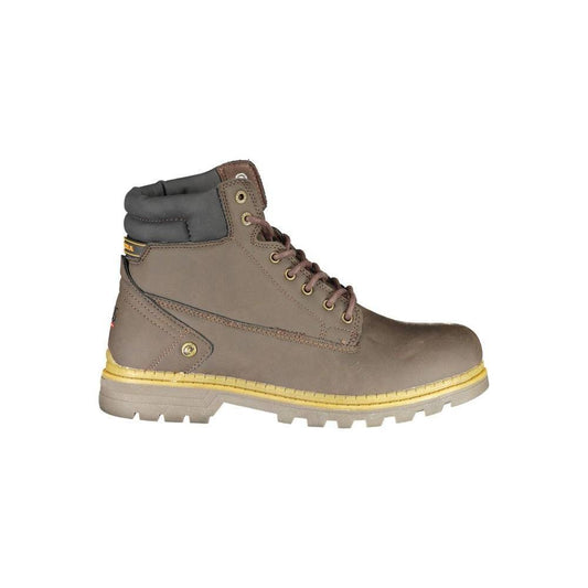 Carrera Brown Polyester Boot 1728,67403481248,Boots - Men - Shoes,Brown,Carrera,EU42/US9,EU43/US10,Men,Men - Shoes,New with tags,Shoes CA-15776-EU42/US9
