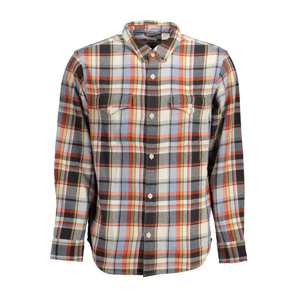 Levi's Blue Cotton Shirt LE-16105-XXL