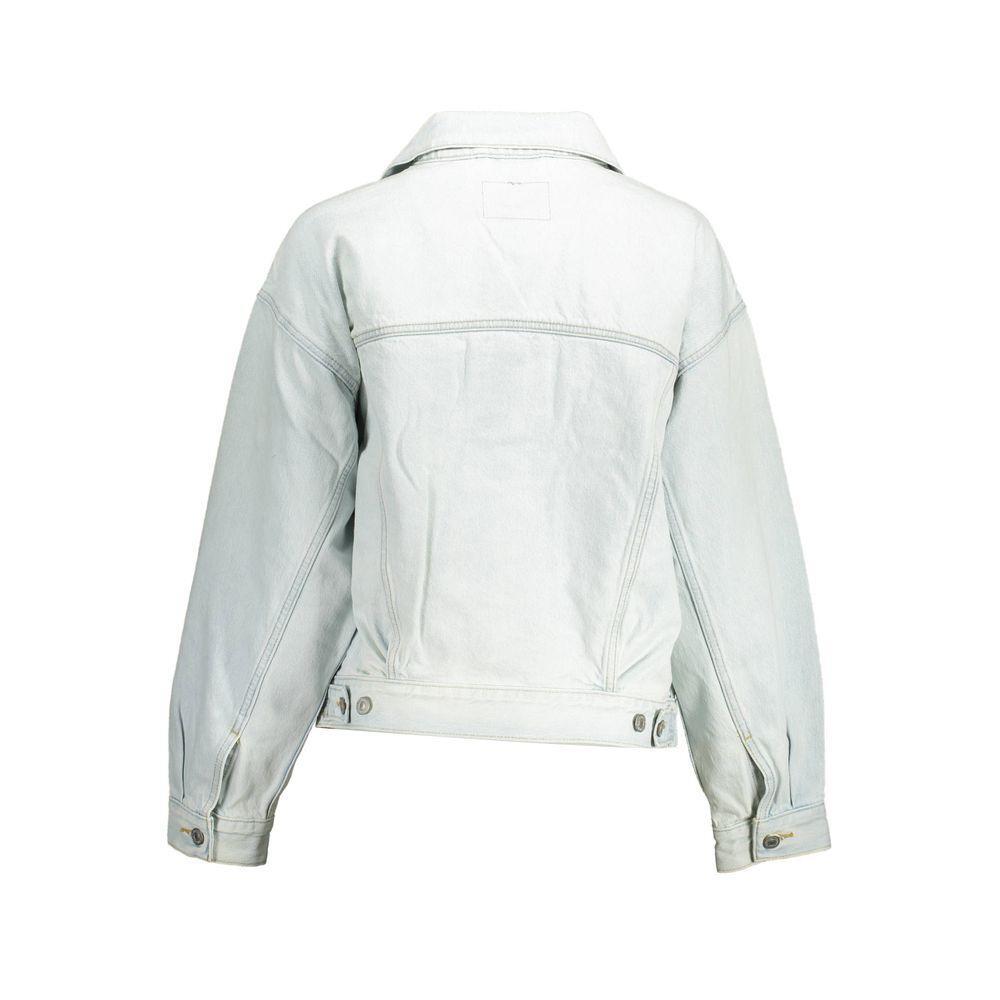 Levi's Blue Cotton Jackets & Coat LE-16428-M