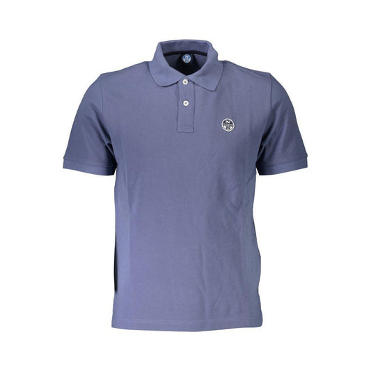 North Sails Blue Cotton Polo Shirt NO-17674-M