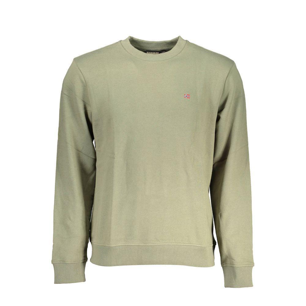 Napapijri Green Cotton Sweater NA-19580-M