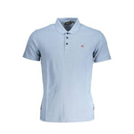 Napapijri Blue Cotton Polo Shirt NA-19586-M