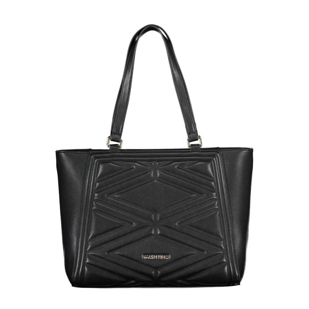 Front view with bag zipped and handles upright.